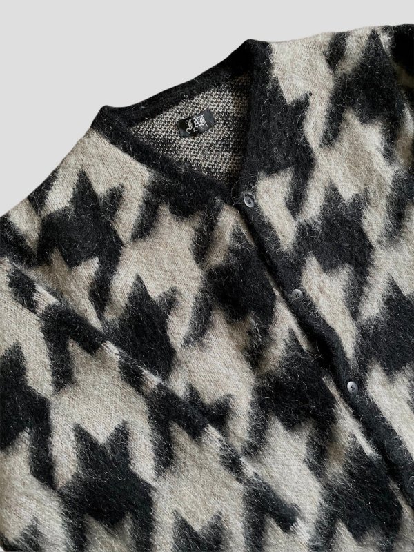画像2: 【FAF(エフエーエフ)】Houndstooth Cardigan　””Black”