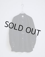 画像: 【BISOWN(ビソウン)】LIGHT CORDUROY TYROLEAN SHIRTS/ BLACK
