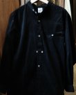 画像2: 【BISOWN(ビソウン)】LIGHT CORDUROY TYROLEAN SHIRTS/ BLACK