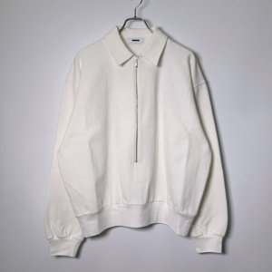 画像: 【REVERBERATE(リバーバレイト)】HALF ZIPP THERMAL / WHITE