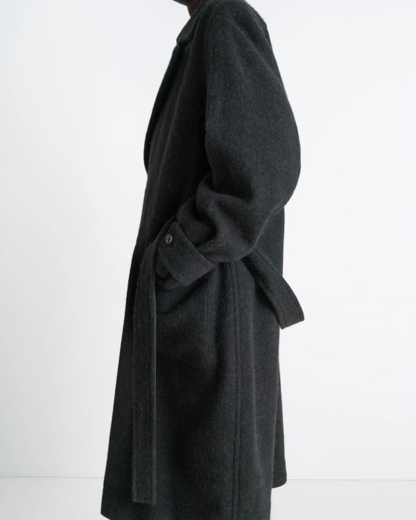 画像2: 【LEMAIRE(ルメール)】SOFT COAT / BLACK
