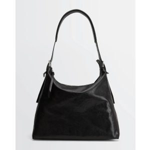 画像: 【LEMAIRE(ルメール)】BELTED HOBO BAG PAPER LUX LEATHER/ Dark chocolate