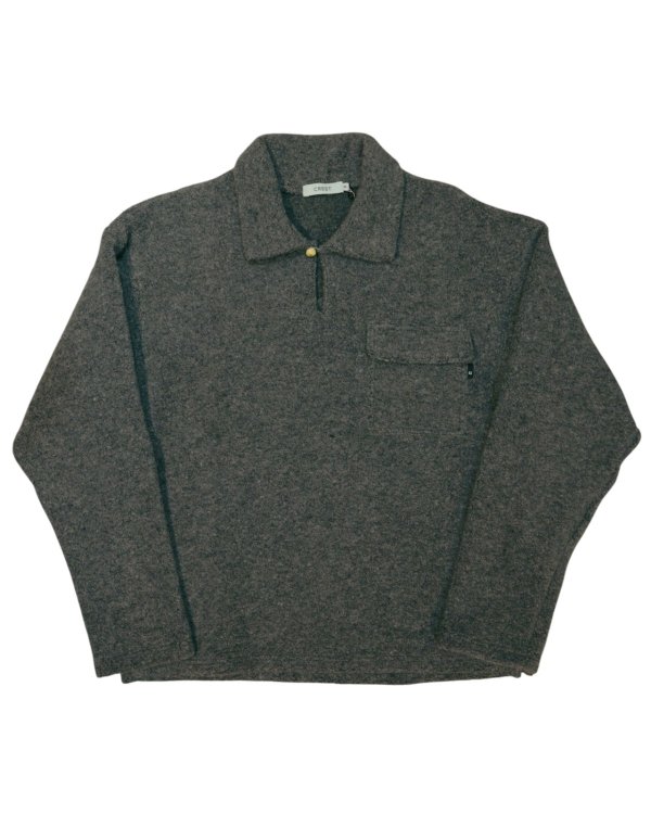 画像1: 【CREST(クレスト)】Rich Vintage Pullover/ Grey