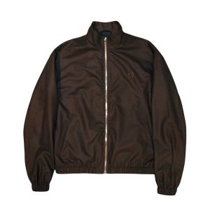 画像: 【CREST(クレスト)】Woollen Flannel Track Jacket/ Brown