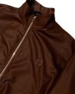 画像2: 【CREST(クレスト)】Woollen Flannel Track Jacket/ Brown
