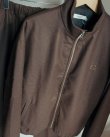 画像4: 【CREST(クレスト)】Woollen Flannel Track Jacket/ Brown