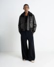 画像3: 【LEMAIRE(ルメール)】LEATHER BLOUSON/ CHARRED OAK