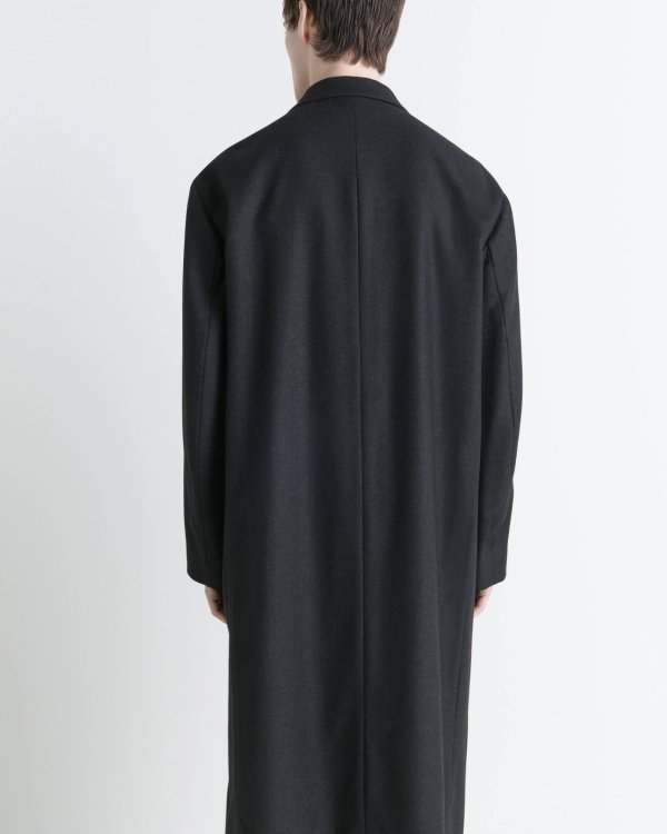 画像4: 【LEMAIRE(ルメール)】SOFT CHESTERFIELD COAT/ ANTHRACITE×GREY