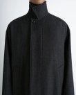 画像4: 【LEMAIRE(ルメール)】OVER COAT/ BLACK×GREY MELANGE