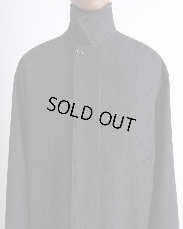 画像4: 【LEMAIRE(ルメール)】OVER COAT/ BLACK×GREY MELANGE