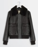 画像: 【LEMAIRE(ルメール)】LEATHER BLOUSON/ CHARRED OAK