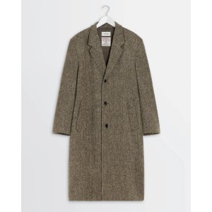 画像: 【LEMAIRE(ルメール)】CHESTERFIELD COAT/ BLACK×STRAW MELANGE