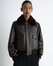 画像5: 【LEMAIRE(ルメール)】LEATHER BLOUSON/ CHARRED OAK