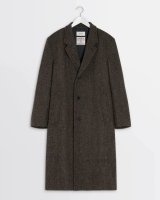 画像: 【LEMAIRE(ルメール)】CHESTERFIELD COAT/ BLACK×BROWN MELANGE