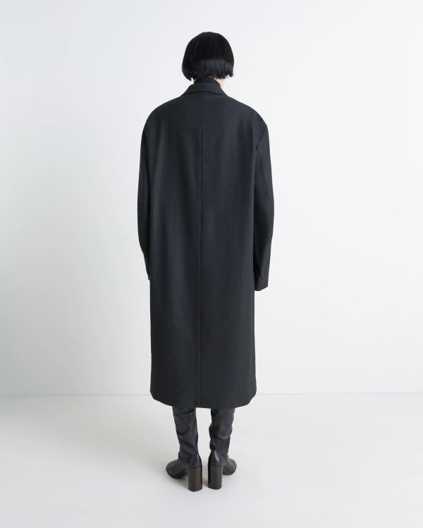 画像6: 【LEMAIRE(ルメール)】SOFT CHESTERFIELD COAT/ ANTHRACITE×GREY