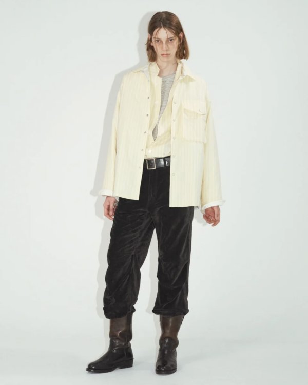 画像7: 【ensou.(エンソウ)】Derby Pants / Sumi-dyed Black