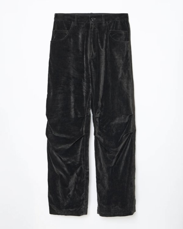 画像1: 【ensou.(エンソウ)】Derby Pants / Sumi-dyed Black