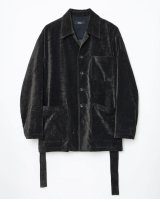 画像: 【ensou.(エンソウ)】Smoking Coverall / Sumi-dyed Black