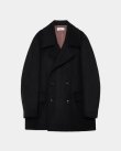 画像2: 【marka(マーカ)】Wool Silk Cashmere Beaver Bridge Coat　”Black”
