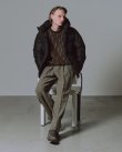 画像2: 【MARKAWARE(マーカウェア)】Natural Colar Alpaca Rain Drop Pattern Jumpe　”natural brown mix”