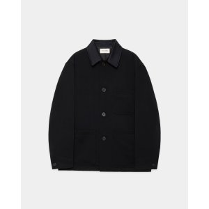 画像: 【MARKAWARE(マーカウェア)】TUXEDO COVERALL (POLWARTH TUXEDO CLOTH)  "BLACK”