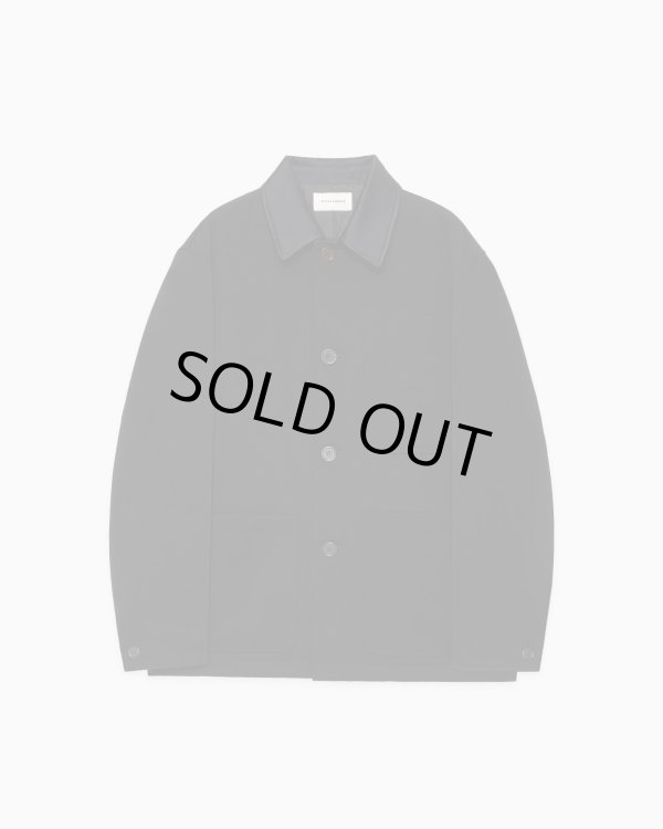 画像1: 【MARKAWARE(マーカウェア)】TUXEDO COVERALL (POLWARTH TUXEDO CLOTH)  "BLACK”