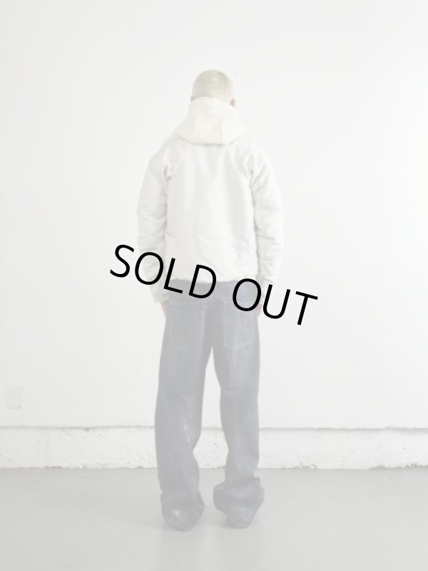 画像4: 【NVRFRGT(ネヴァーフォーゲット)】3D TWISTED WIDE LEG 5P PANTS   "LUSTER COATED DARK INDIGO"