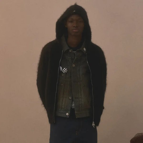 画像3: 【FAF(エフエーエフ)】Mohair Hoodie　””Black”