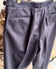 画像3: 【HEUGN(ユーゲン)】“Aaron” TAPPERD 2P TROUSERS WIDE STRIPE- Navy