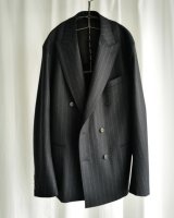 画像: 【HEUGN(ユーゲン)】“Adam” WIDE STRIPE 6B - Navy