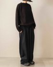 画像8: 【NAHYAT(ナヤット)】“THE CREWNECK SWEATER” Exclusive for VELVET/ BLACK×BROWN