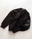 画像3: 【NAHYAT(ナヤット)】“THE CREWNECK SWEATER” Exclusive for VELVET/ BLACK×BROWN
