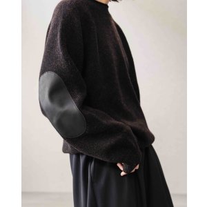 画像: 【NAHYAT(ナヤット)】“THE CREWNECK SWEATER” Exclusive for VELVET/ BLACK×BROWN