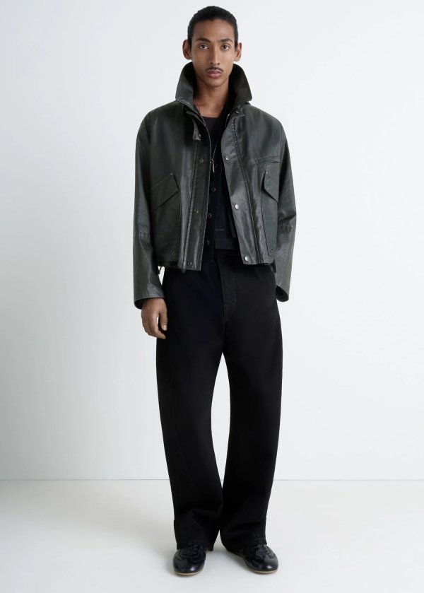 画像2: 【LEMAIRE(ルメール)】SHORT RAIN JACKET / ONYX