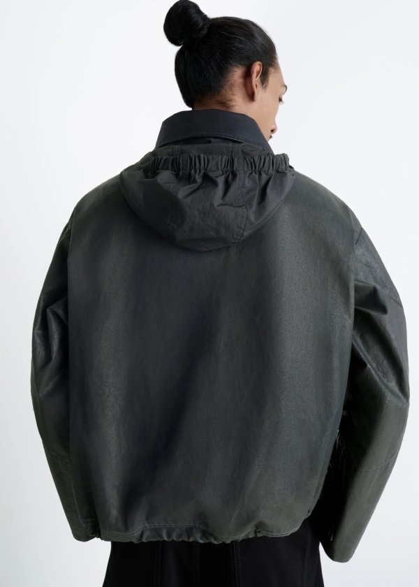 画像5: 【LEMAIRE(ルメール)】SHORT RAIN JACKET / ONYX