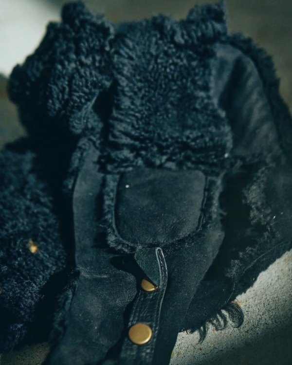 画像6: 【GOOD KARMA DEVELOPMENT(グッドカルマディベロップメント)】MOUTON BOMBER CAP"MOORE"/BLACK