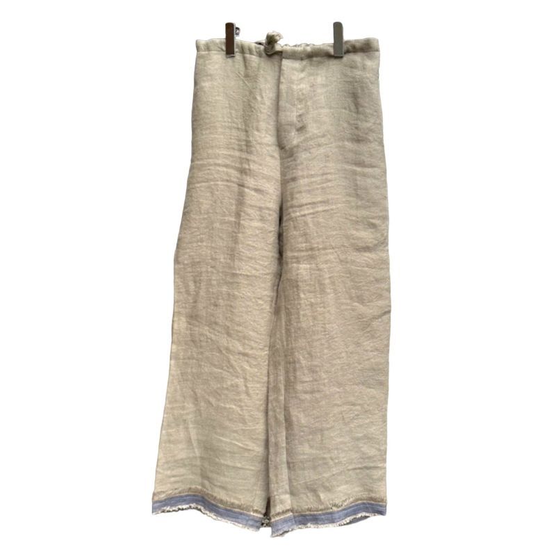 Tukir(トキ)】Tukir day pants Striped Linen/ Peanut - VELVET